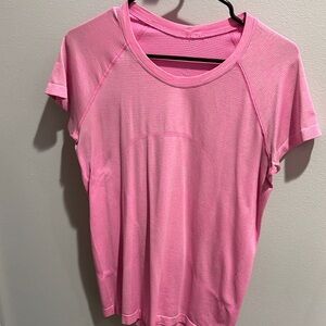 lululemon athletica Pink Short Sleeve Tee